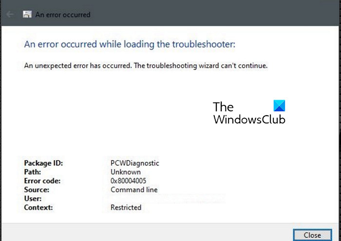 Program Compatibility Troubleshooter not working