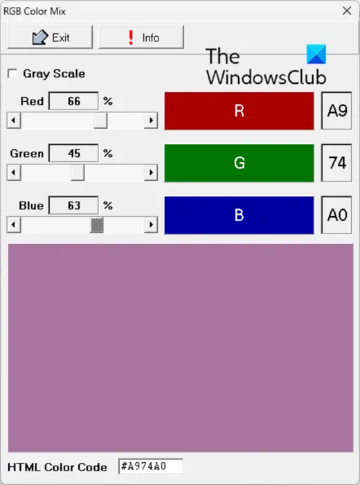 Best free Color Mixing apps and tools Windows 11/10