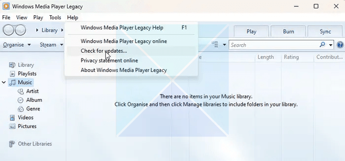 Update Windows Media Player