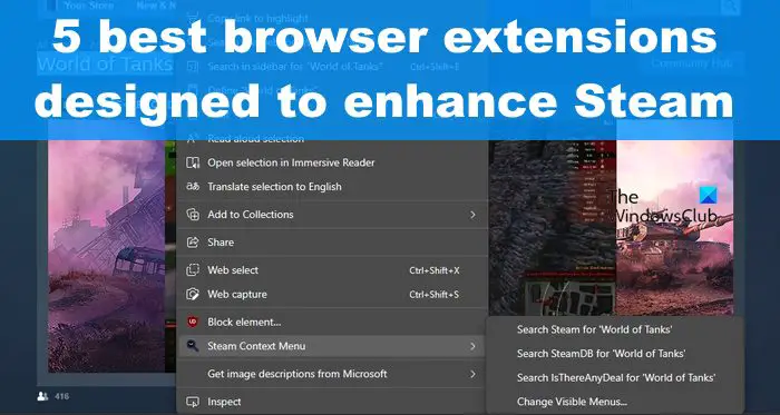 Best Steam browser extensions to enhance experience