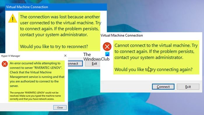 Can’t Connect to Hyper-V Virtual Machine Can’t Connect to Hyper-V Virtual Machine