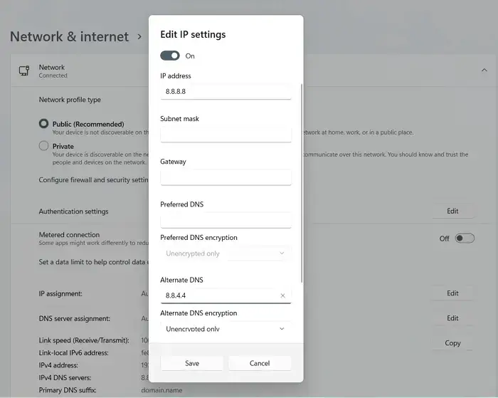 DNS Configuration