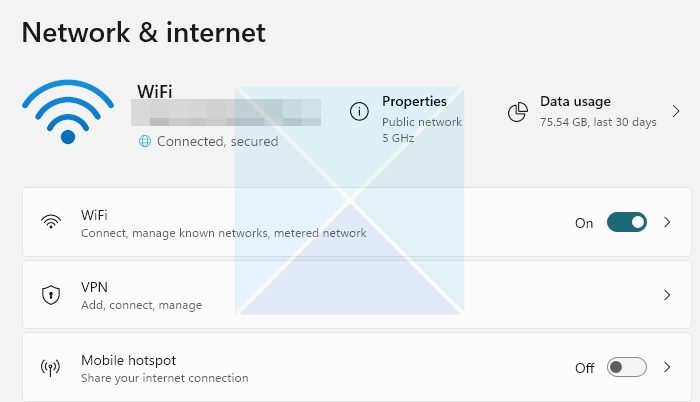 Disable Network in Windows