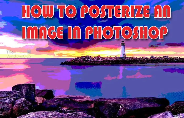 How to posterize an image in Photoshop - 1