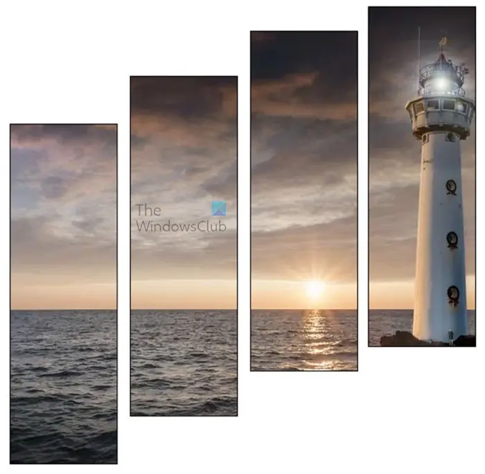Placing one image into multiple shapes in InDesign ‎- image manually fitted into shapes