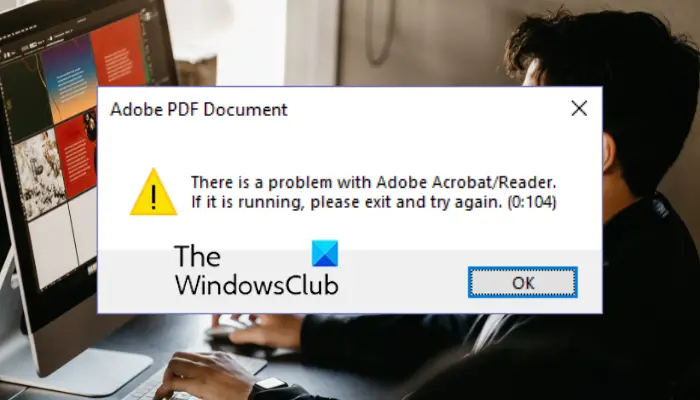 There is a problem with Adobe Acrobat/Reader