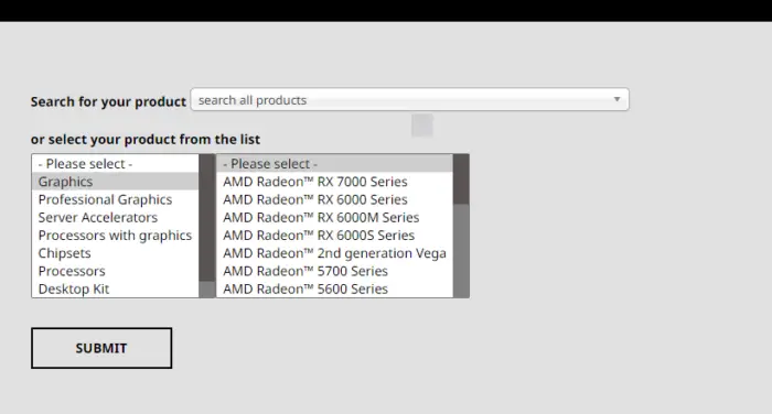 Reinstall the AMD drivers
