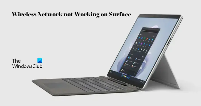Wireless Network not Working on Surface