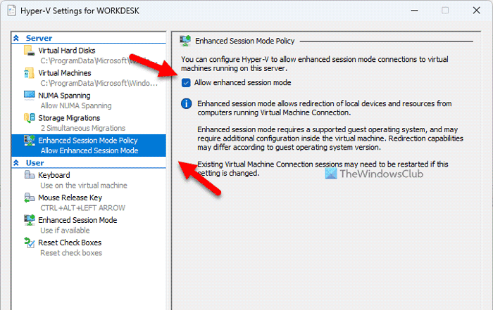 Mouse input not captured on Hyper-V