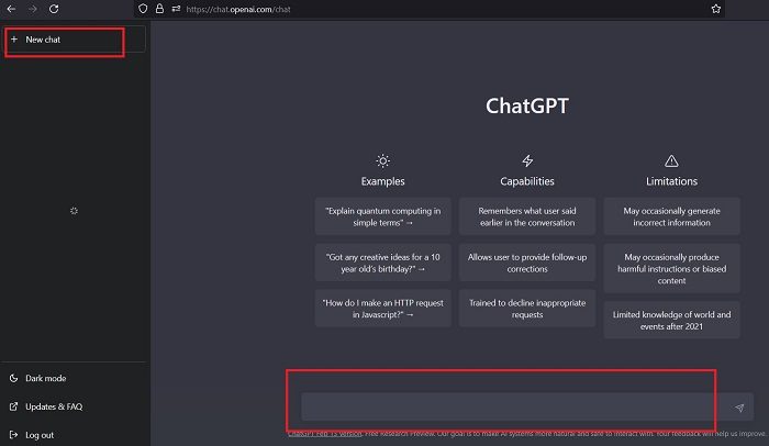 An error occurred on ChatGPT