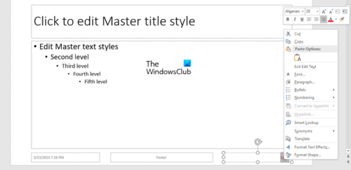 How to add Slide Numbers, Date and Time to PowerPoint