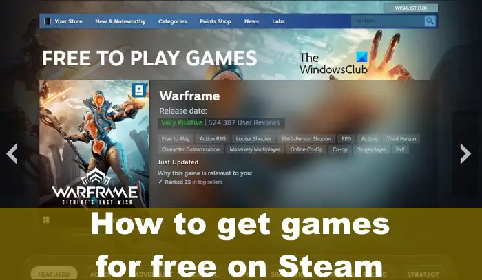 How to get games for free on Steam