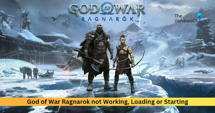 God of War Ragnarok not Working, Loading or Starting