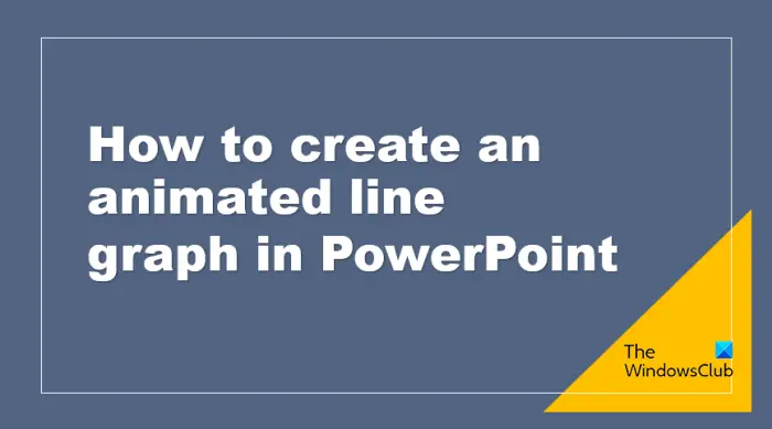 How to make an Animated Line Graph in PowerPoint