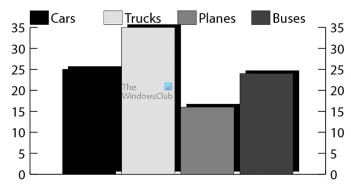 How to create graphs in Illustrator - Drop shadow etc