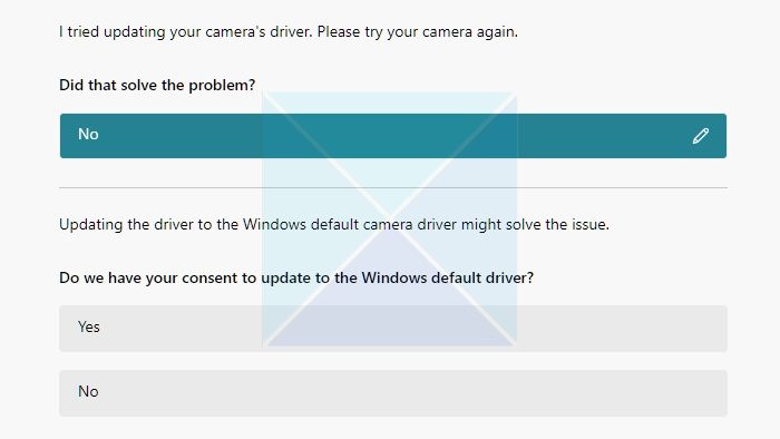 Install Windows Default Camera Driver