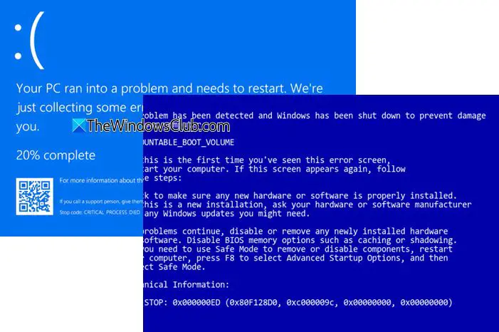 Make Windows 11 display Classic Blue Screen instead of Smiley