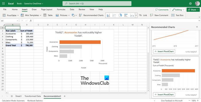 Microsoft Excel Online