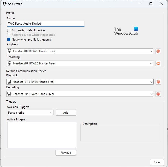 Monitor audio switching using SoundSwitch