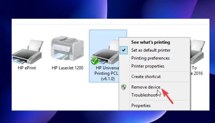 Printer cannot be contacted over the network
