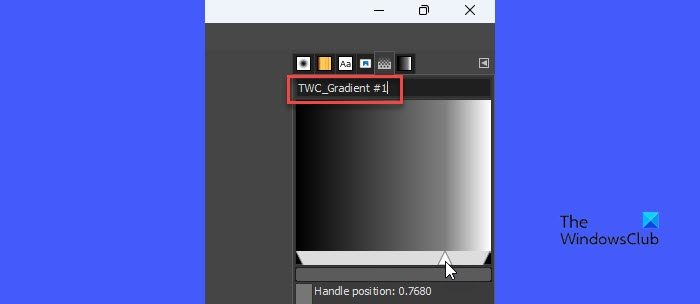 Saving a custom gradient in GIMP