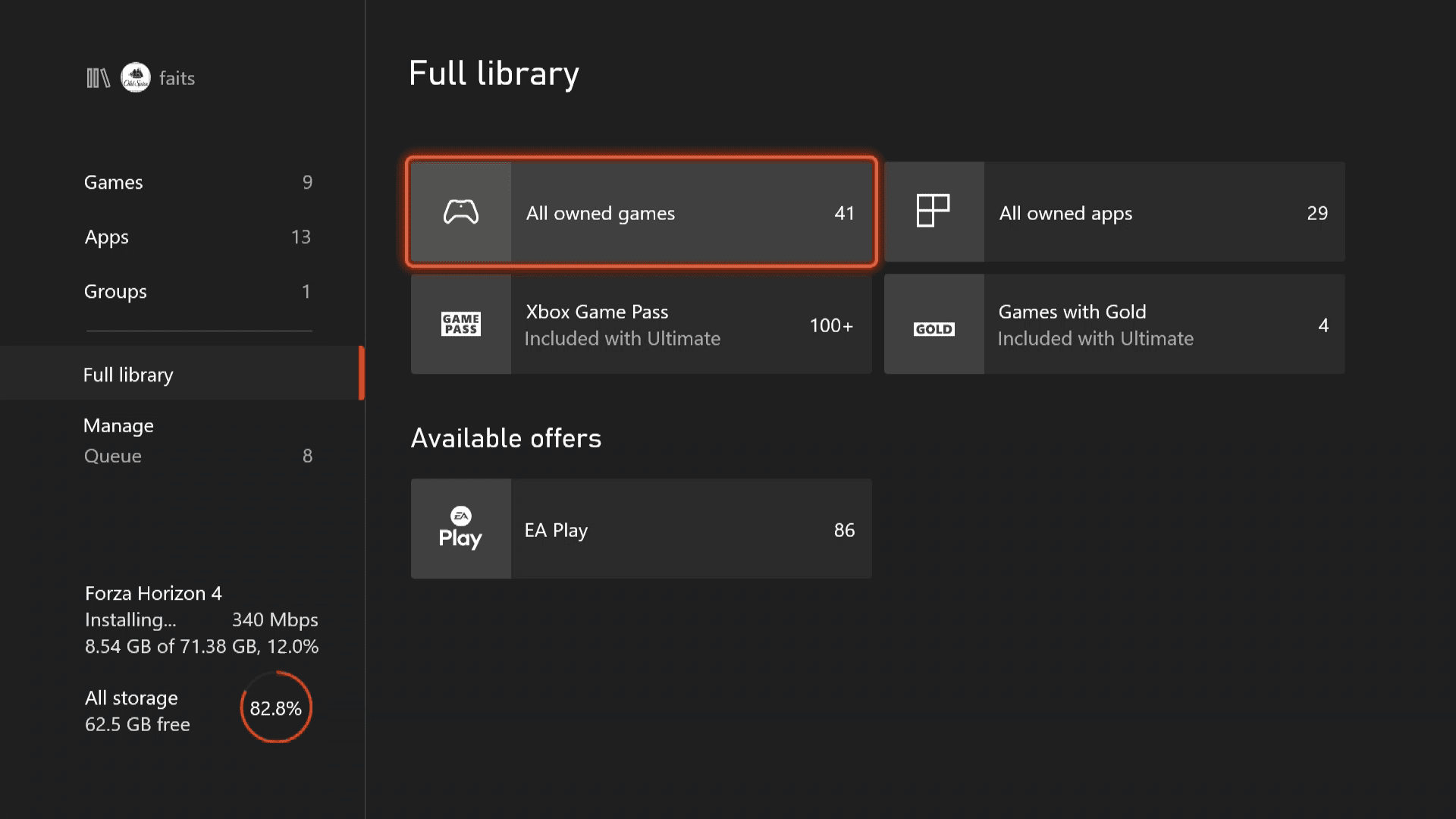 Xbox Series Full Library
