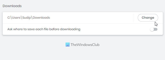 Unable to download files on Brave browser