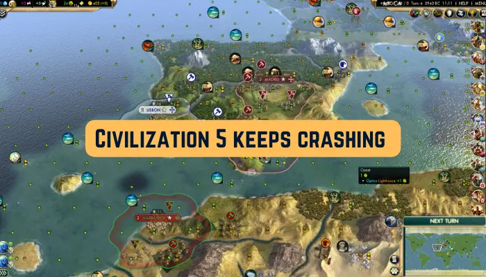 Civilization 5 keeps crashing 