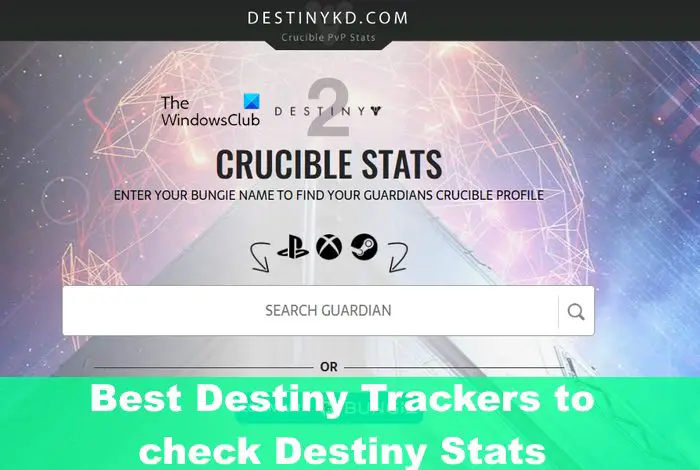 Best Destiny Trackers to check Destiny Stats
