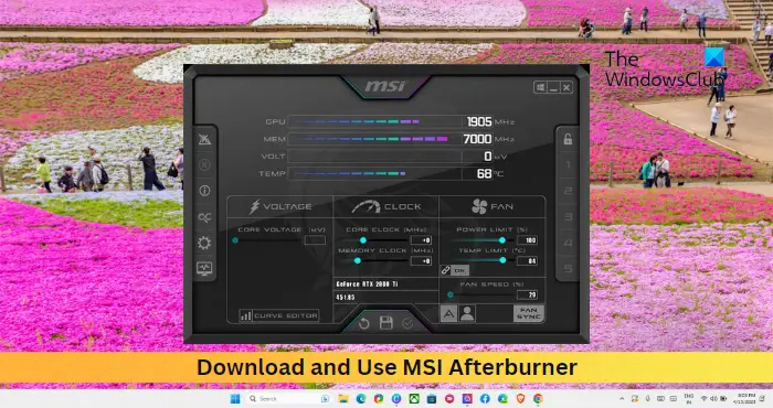Download and Use MSI Afterburner