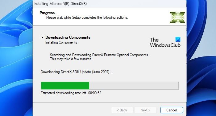 Download and install missing DirectX DLLs