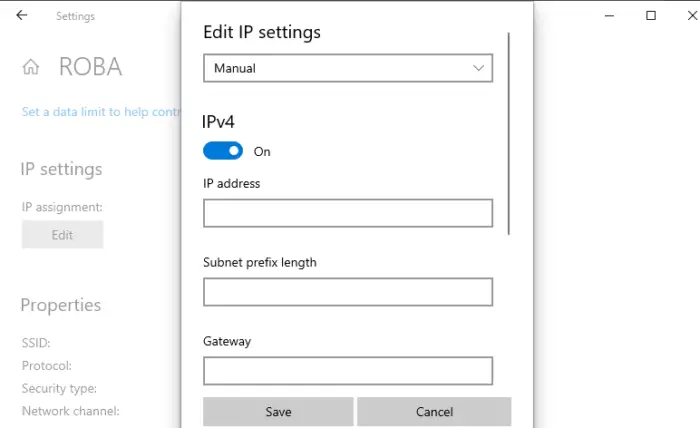 How to change IP address without VPN in Windows 11/10