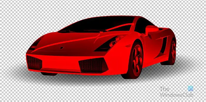 How to create 3D Retro effect in Photoshop - 3D layer red