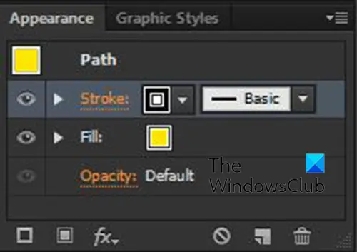 How to make Arrows in Illustrator - Appearance
