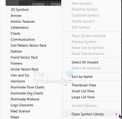 How to make Arrows in Illustrator - Open symbol library