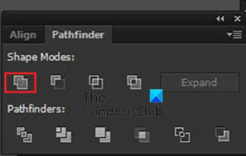 How to make Arrows in Illustrator - Pathfinder panel - Unite