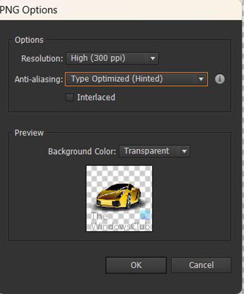 How to make a White background Transparent in Illustrator - PNG Options