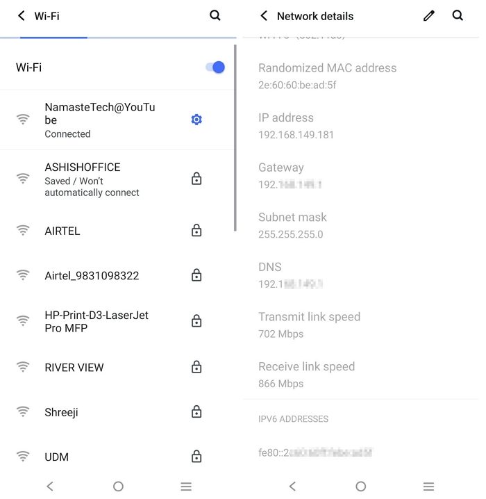 IP address phone