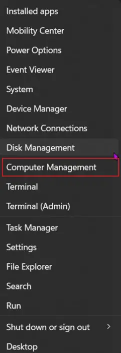 Print jobs say deleting but not deleting - Start - Computer management
