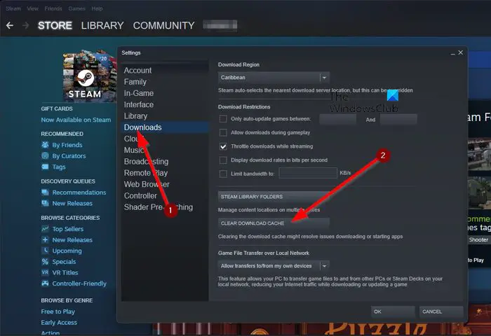 How to fix Steam Store button missing or not working.