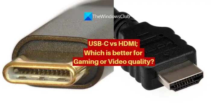 USB-C vs HDMI Which is better for Gaming or Video quality