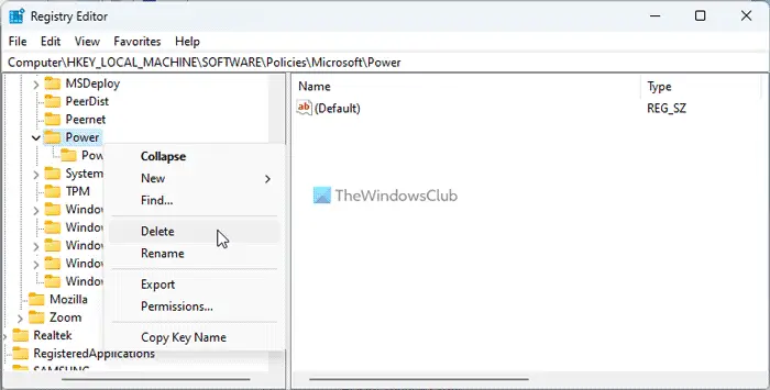 Can't change or create a new Power Plan in Windows 11