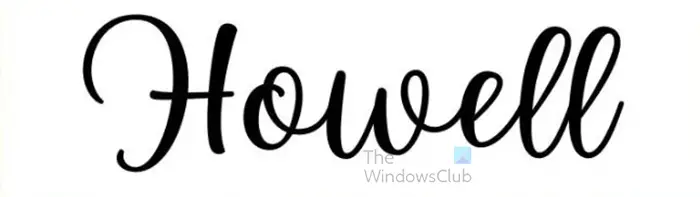 Die 10 Besten Canva-Kalligrafie-Schriftarten – Howell – Schriftart