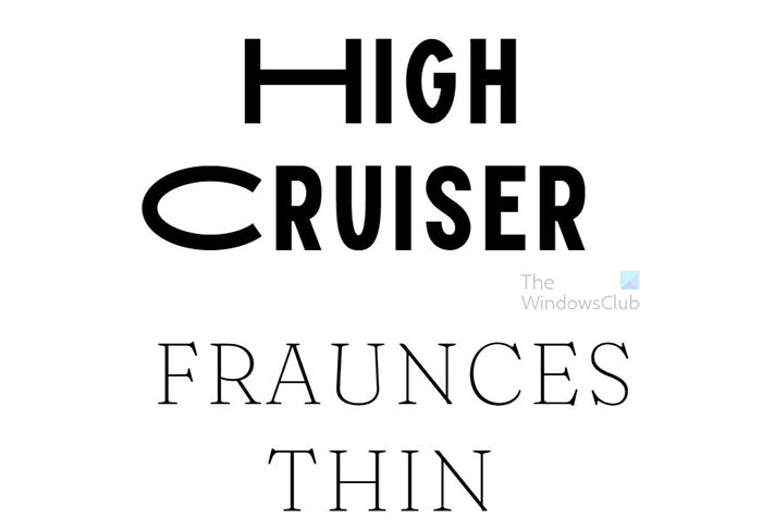 10 attractive Canva fonts that go together for your design - High Cruiser + Fraunces Thin