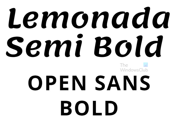 10 attractive Canva fonts that go together for your design - Lemonada Semi Bold + Open Sans Bold