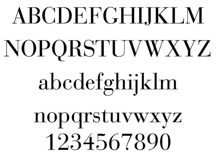 Bodoni Font