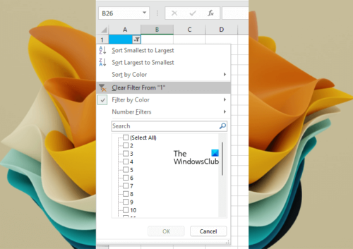 AutoFill is not working in Excel [Fix]