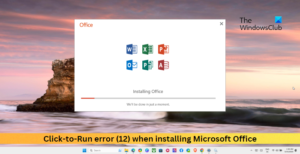 microsoft office click to run not installing