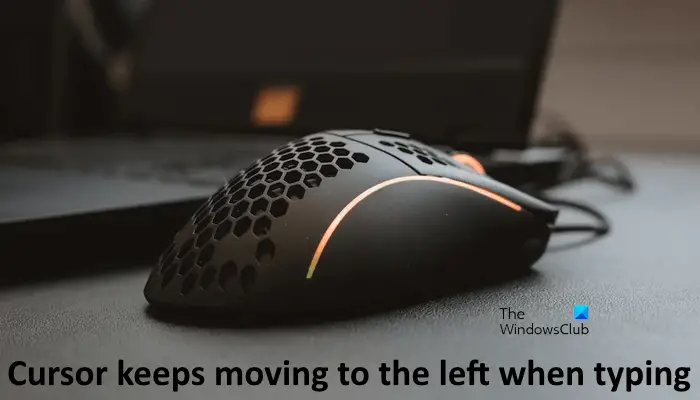 Cursor keeps moving to the left when typing