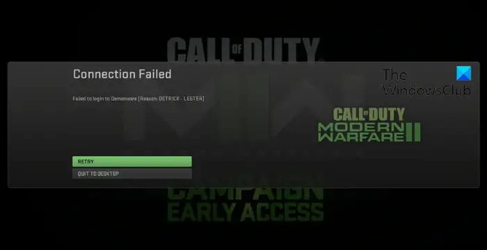 CoD MW2 error codes and how to fix them